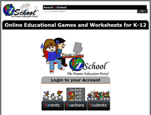 Tablet Screenshot of ezschool.com